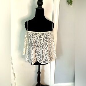 Lace White Top